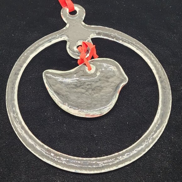 Bird Ornament Sun Catcher VTG Pendant Window Decor Kosta Boda Bertil Vallien - Picture 5 of 5